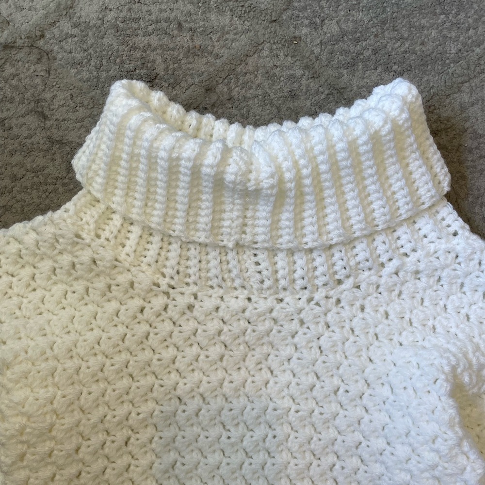 Crochet Turtleneck Dress Size XS - Picture 3 of 3